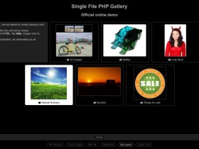单文件PHP相册 Single File PHP Gallery